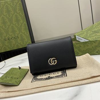Gucci GG Marmont Card Holder Black Size 7.5 x 11 x 2 cm