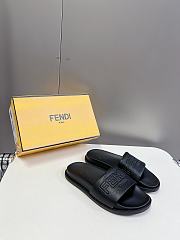 Fendi Flats Black/White/Pink  - 1