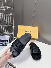 Fendi Flats Black/White/Pink  - 5