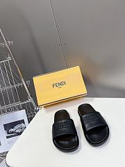 Fendi Flats Black/White/Pink  - 3