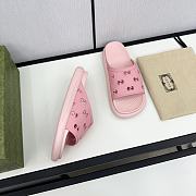 Gucci Slides Black/Pink/White - 4