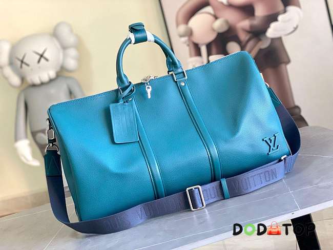 Louis Vuitton LV Keepall Bandoulière 50 Blue Size 50 cm - 1