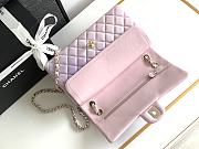 Chanel Flap Bag Lambskin Light Purple Size 25.5 cm - 6