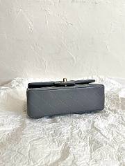 Chanel Flap Handle Bag Mini Grey Size 20 x 6.5 x 12 cm - 4