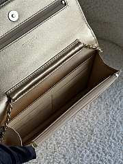 Chanel WOC Gold Bag Size 19.5 x 12 x 3.5 cm - 6