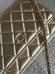 Chanel WOC Gold Bag Size 19.5 x 12 x 3.5 cm - 3