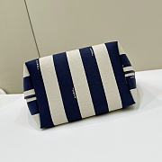 Fendi Roll Mini Shopping Bag Blue Size 22 x 14 x 18 cm - 5