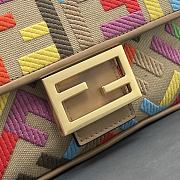 Fendi Baguette Multicolor FF Size 26 x 13 x 6 cm - 2