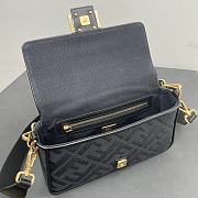 Fendi Baguette Black FF Size 26 x 13 x 6 cm - 2