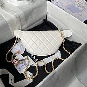 Chanel AS4113 Waist Bag White Size 27 cm - 6