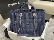 Chanel Beach Denim Canvas Bag Size 38 x 32 x 18 cm - 1