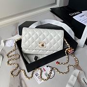 Chanel Wallet On Chain White Size 19 cm - 1