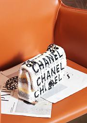 Chanel Sequin CF Black/White Size 20 cm - 2