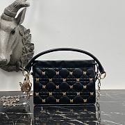 Dior Mini Bag Black Cannage Lambskin Size 19 × 13 × 5 cm - 2