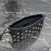 Dior Mini Bag Black Cannage Lambskin Size 19 × 13 × 5 cm - 4