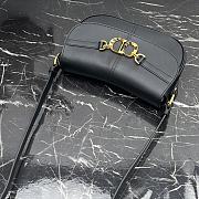 Dior Besace Black Bag Size 24 x 15 x 6 cm - 5