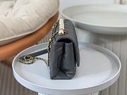 Chanel Pearl Handle Bag Gray Size 23.5 × 6.5 × 13.5 cm - 3