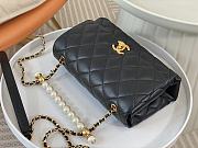 Chanel Pearl Handle Bag Black Size 23.5 × 6.5 × 13.5 cm - 3