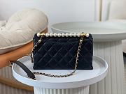 Chanel Pearl Handle Bag Black Size 23.5 × 6.5 × 13.5 cm - 2