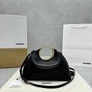 Jacquemus Le Calino Leather Top Black Bag Size 33 x 14 x 25 cm - 1