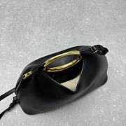 Jacquemus Le Calino Leather Top Black Bag Size 33 x 14 x 25 cm - 3