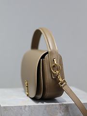 YSL Voltaire Half-Moon Bag Brown Size 24 × 15 × 5 cm - 4