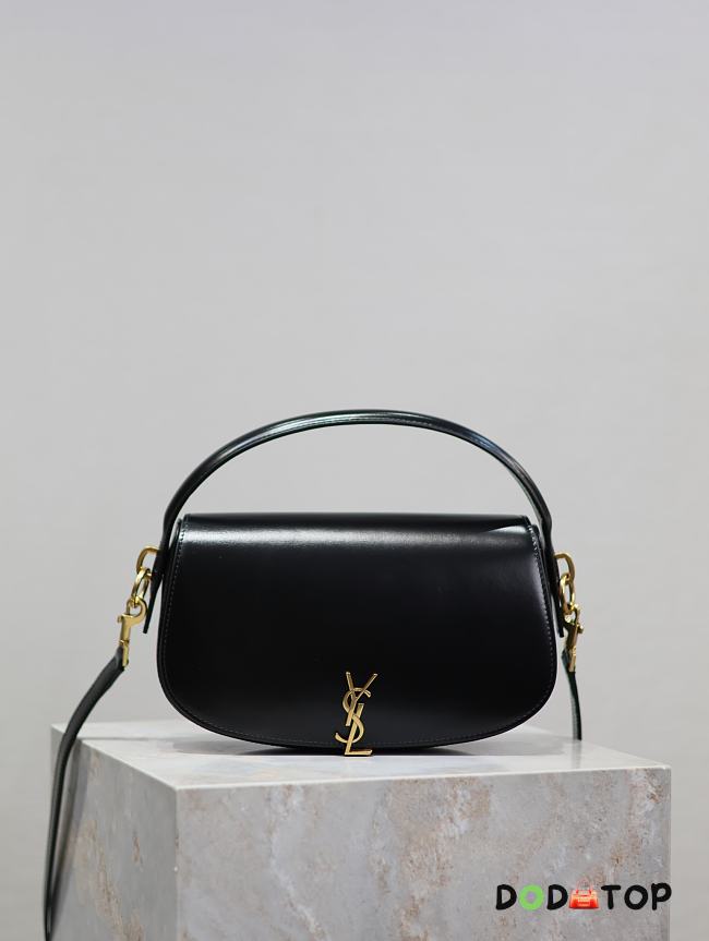 YSL Voltaire Half-Moon Bag Black Size 24 × 15 × 5 cm - 1