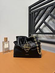  Loewe Flamenco Leather Black Size 24 x 18 x 9 cm - 1