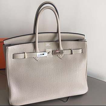 Hermes Birkin Togo Leather Grey Tourterelle Size 50 cm