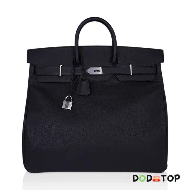 Hermes 50 Birkin Bag Black Togo Leather Size 50 cm (All Handmade) - 1