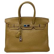 Hermes 50 Birkin Bag Brown Togo Leather Size 50 cm (All Handmade) - 1