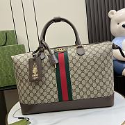 Gucci Savoy Travel Bag Brown Size 42 x 31.5 x 21 cm - 1