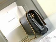 YSL Reversible Suede & Crocodile Leather Black Size 28.5 x 20 x 6 cm - 6