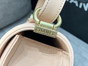 Chanel Boybag Nude Pink Caviar Leather Size 25 cm - 6