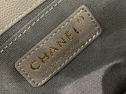 Chanel Boybag Dark Grey Gold Hardware Caviar Leather Size 25 cm - 2