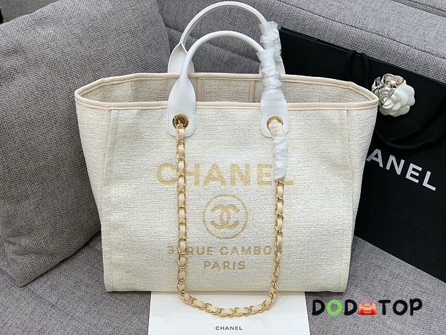 Chanel Canvas Shopping Bag Size 38 cm - 1