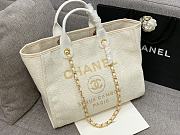 Chanel Canvas Shopping Bag Size 38 cm - 4