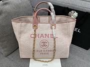 Chanel Canvas Shopping Pink Bag Size 38 cm - 1