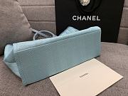 Chanel Canvas Shopping Blue Bag Size 38 cm - 2