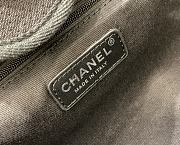 Chanel Canvas Shopping Black Bag Size 38 cm - 5