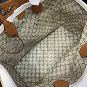 Gucci Printed Medium Tote Bag Brown Size 41.5 x 29 x 18.5 cm - 2