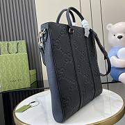 Gucci Super Double G Medium Tote Bag Black Size 37 x 38 x 5.5 cm - 5