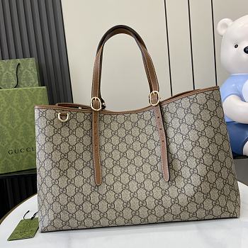 Gucci Shopping Bag GG Pattern Brown Size 38 x 25.5 x 15 cm