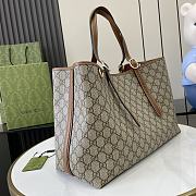 Gucci Shopping Bag GG Pattern Brown Size 38 x 25.5 x 15 cm - 6