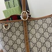 Gucci Shopping Bag GG Pattern Brown Size 38 x 25.5 x 15 cm - 4