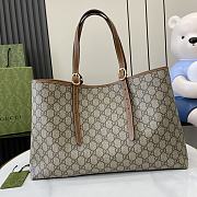 Gucci Shopping Bag GG Pattern Brown Size 38 x 25.5 x 15 cm - 3