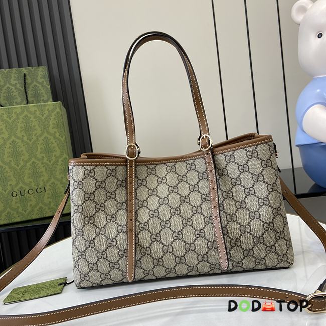 Gucci Shopping Bag GG Pattern Brown Size 31 x 18 x 11 cm - 1