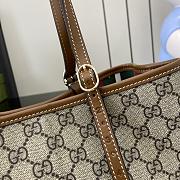 Gucci Shopping Bag GG Pattern Brown Size 31 x 18 x 11 cm - 6