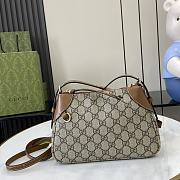 Gucci Ophidia Shoulder Brown Bag Size 24.5 x 16 x 6 cm - 3