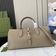 Gucci Jackie Series Medium Tote Bag Beige Size 40 x 19.5 x 12 cm - 1